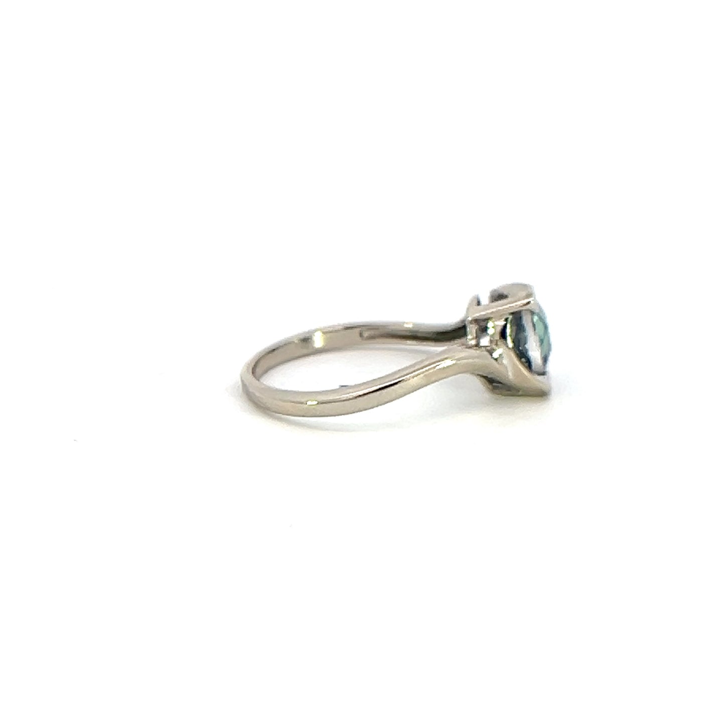 Mystic Topaz Solitaire Ring