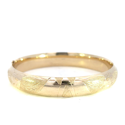 Gold Bangle Bracelet