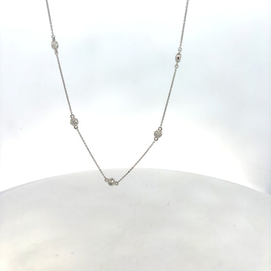 14KT White Gold Necklace