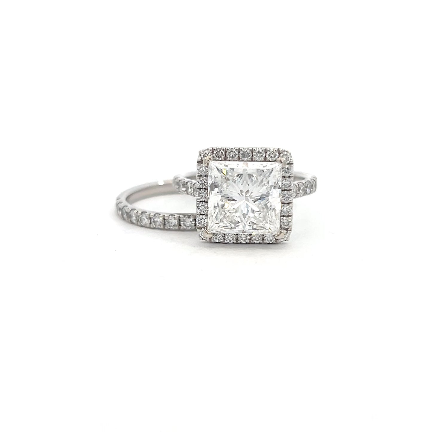 Lab Diamond Wedding Set