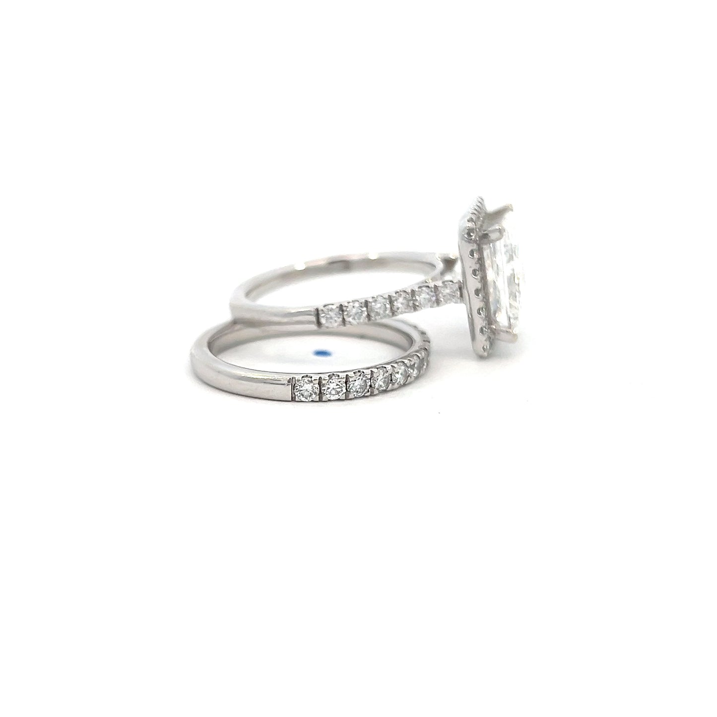 Lab Diamond Wedding Set