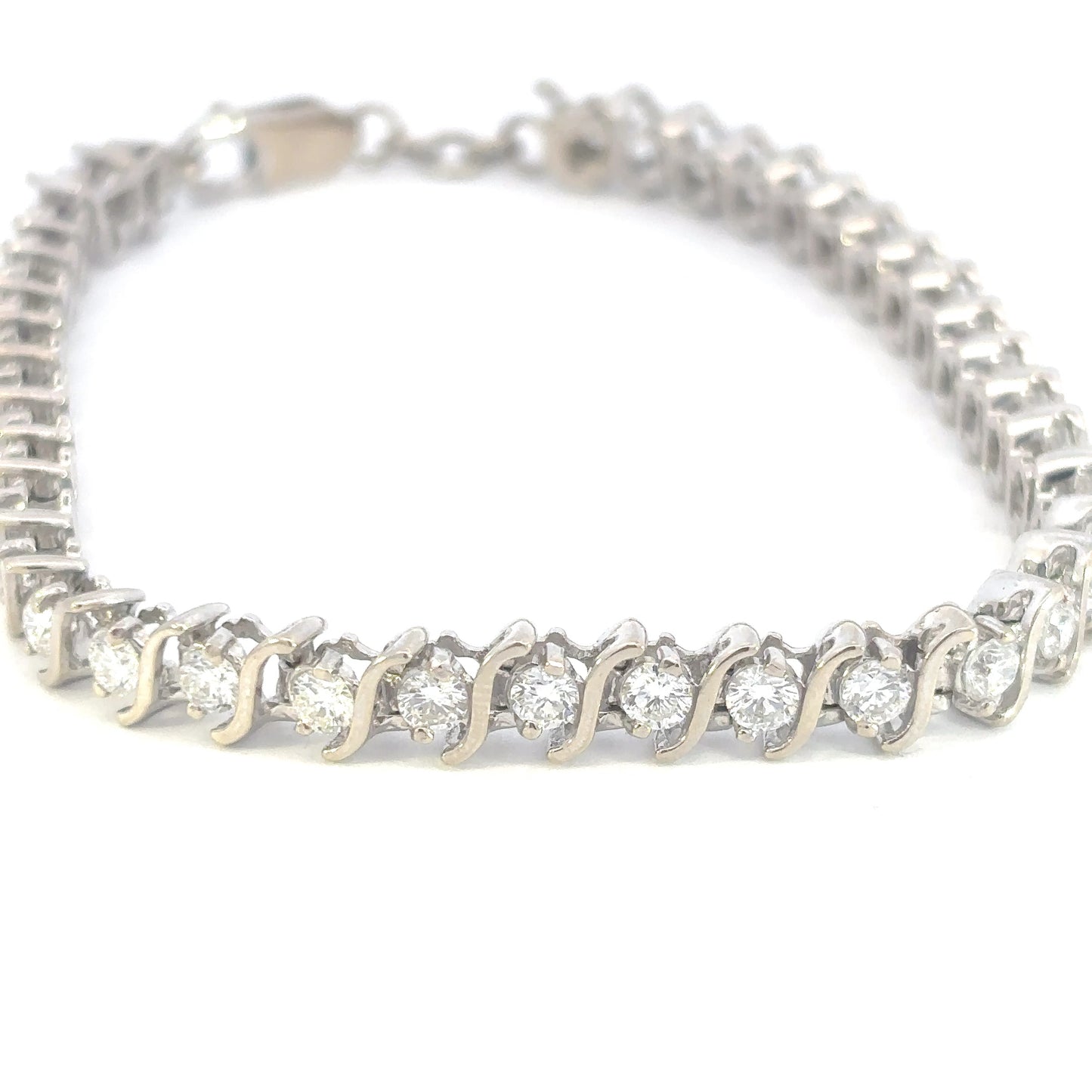 White Gold Diamond Tennis Bracelet