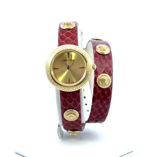 Ladies Medusa Stud Icon Wrap Watch