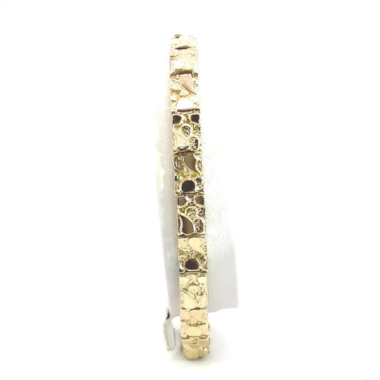 Gold Nugget Bracelet