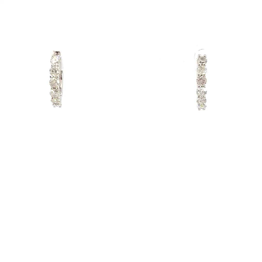 Diamond Cuff Earrings