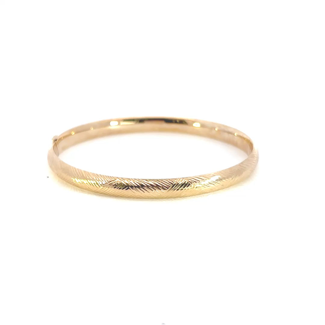 Gold Bangle