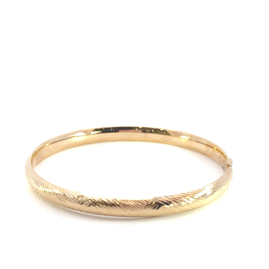 Gold Bangle