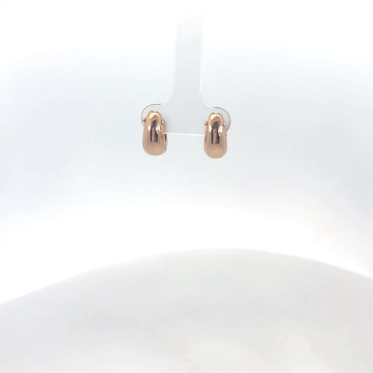 Rose Gold Hug Earrings