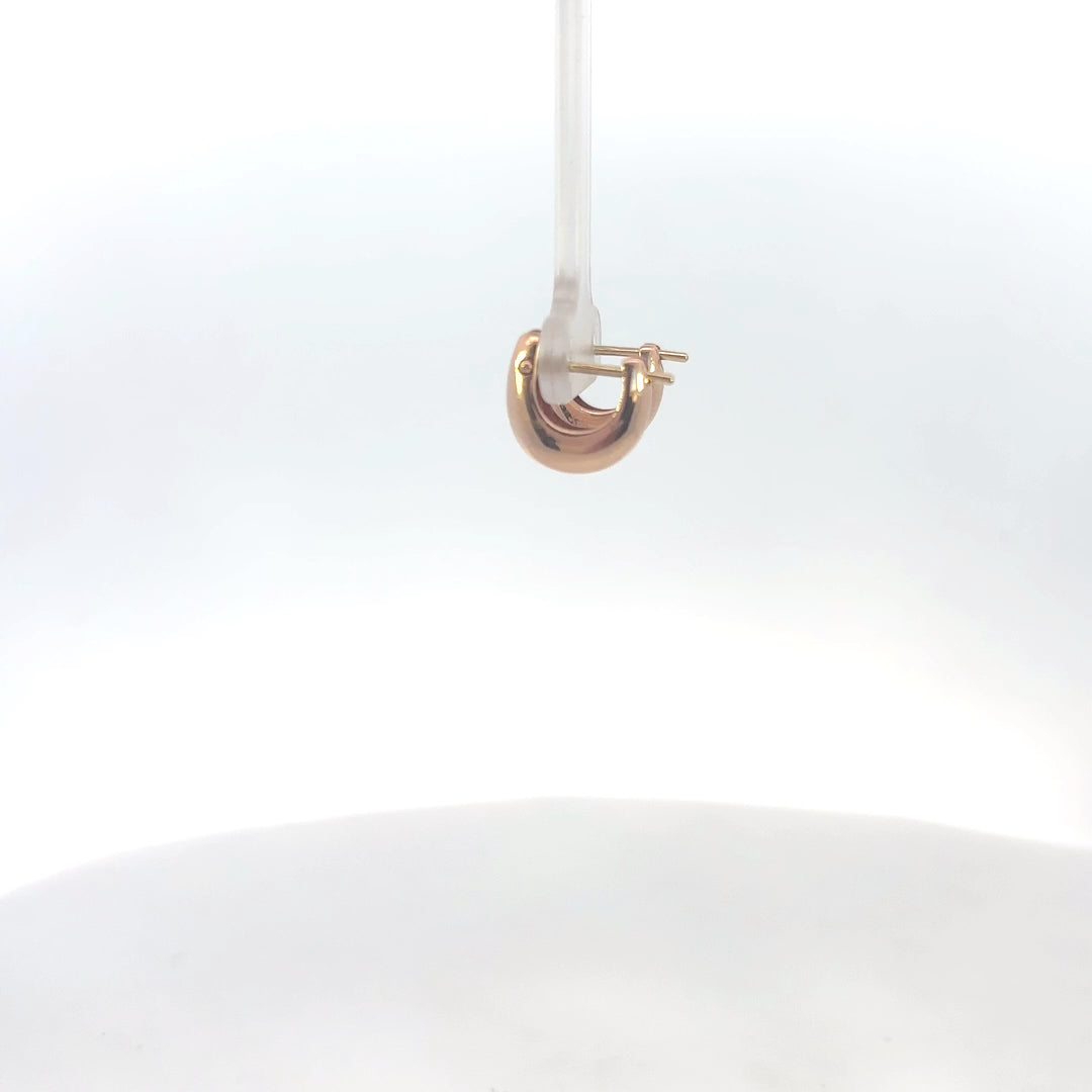 Rose Gold Hug Earrings