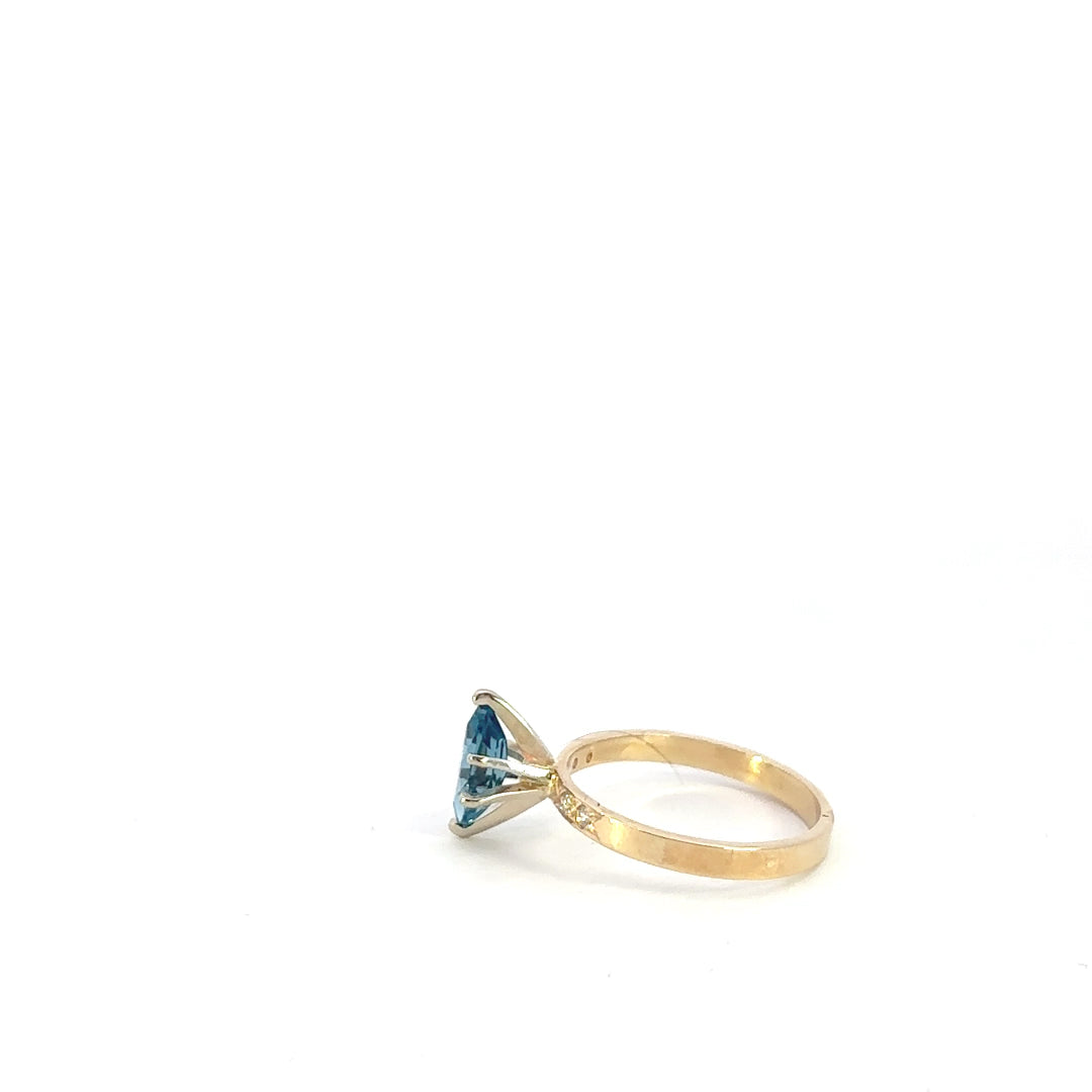 Blue Topaz Ring