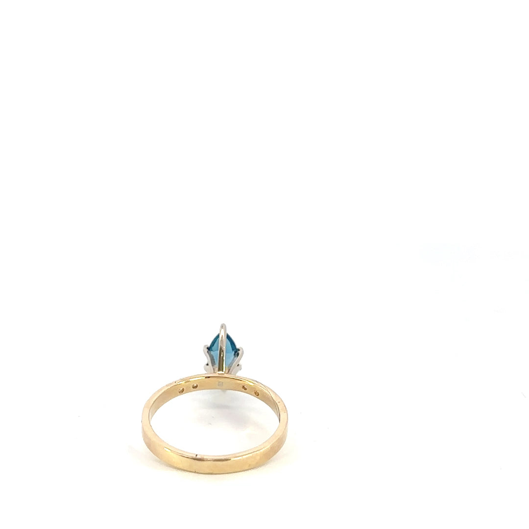 Blue Topaz Ring