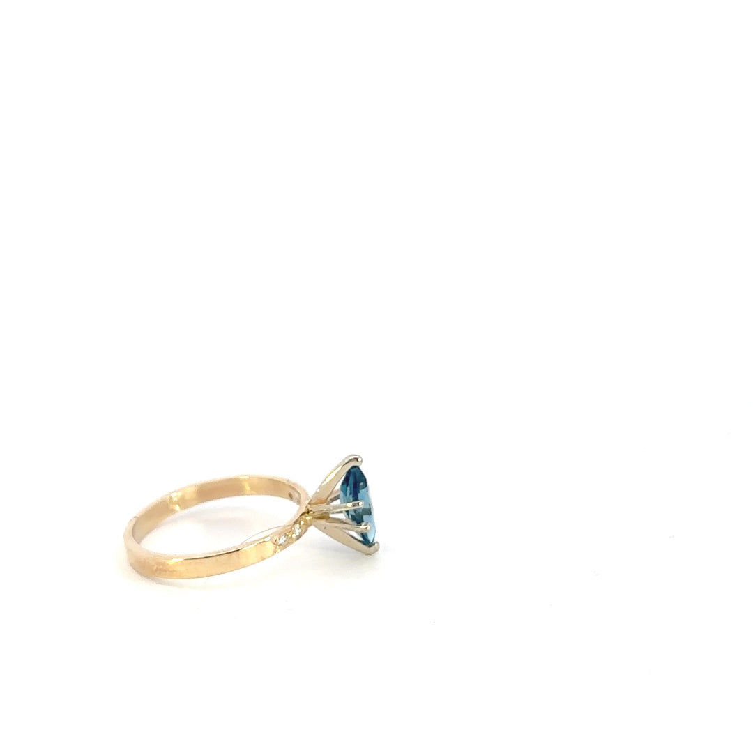 Blue Topaz Ring