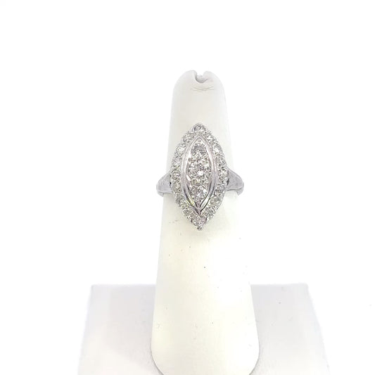 Diamond Navette Ring