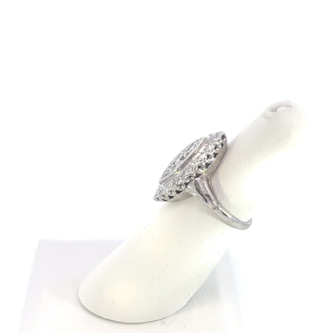 Diamond Navette Ring