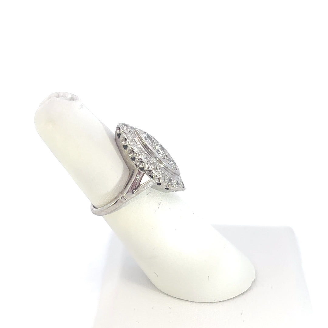 Diamond Navette Ring