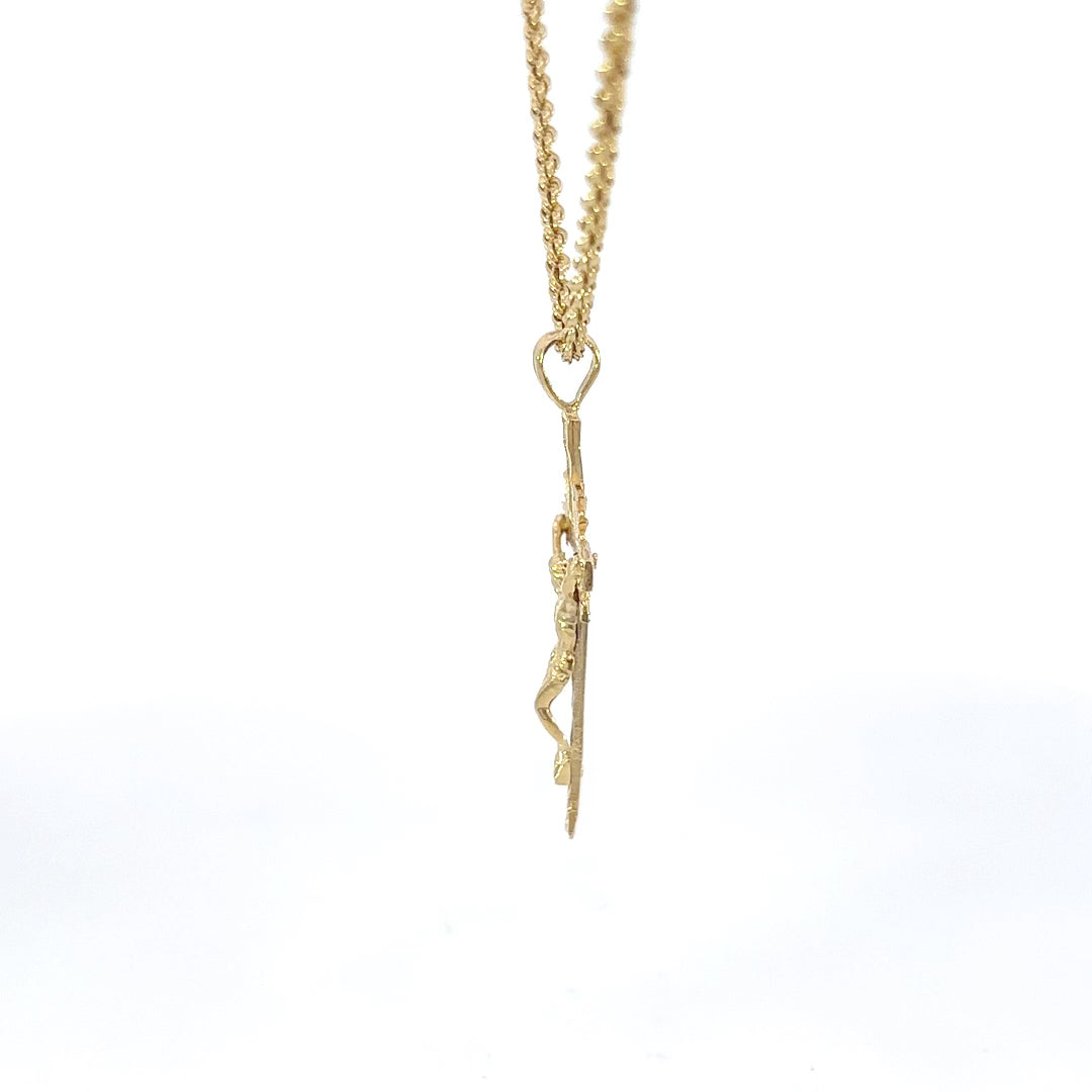 Gold Cross Necklace