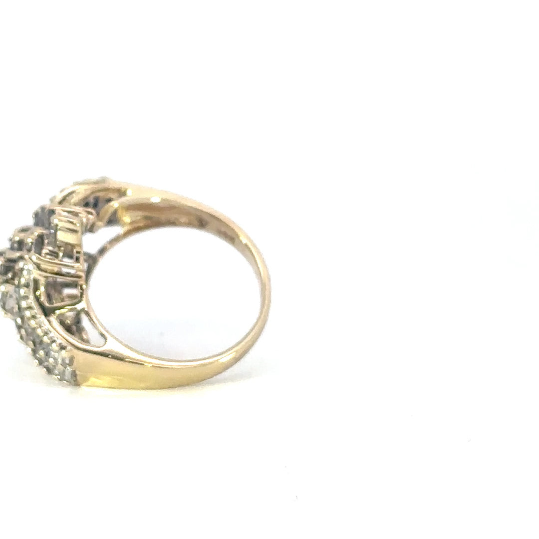 Cluster Style Ring