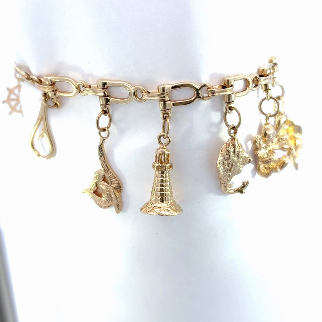Yellow Gold Charm Bracelet