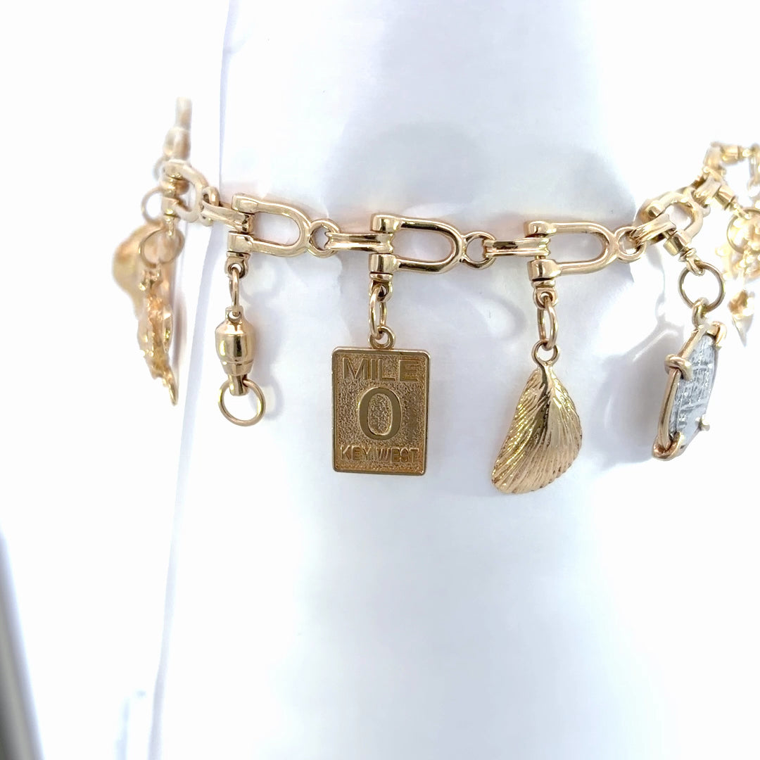 Yellow Gold Charm Bracelet