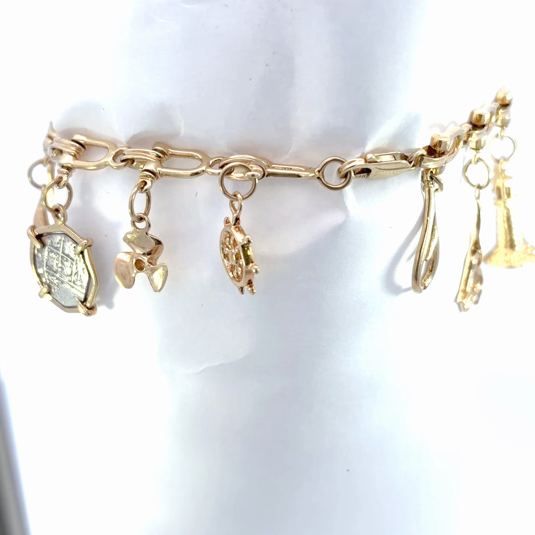 Yellow Gold Charm Bracelet