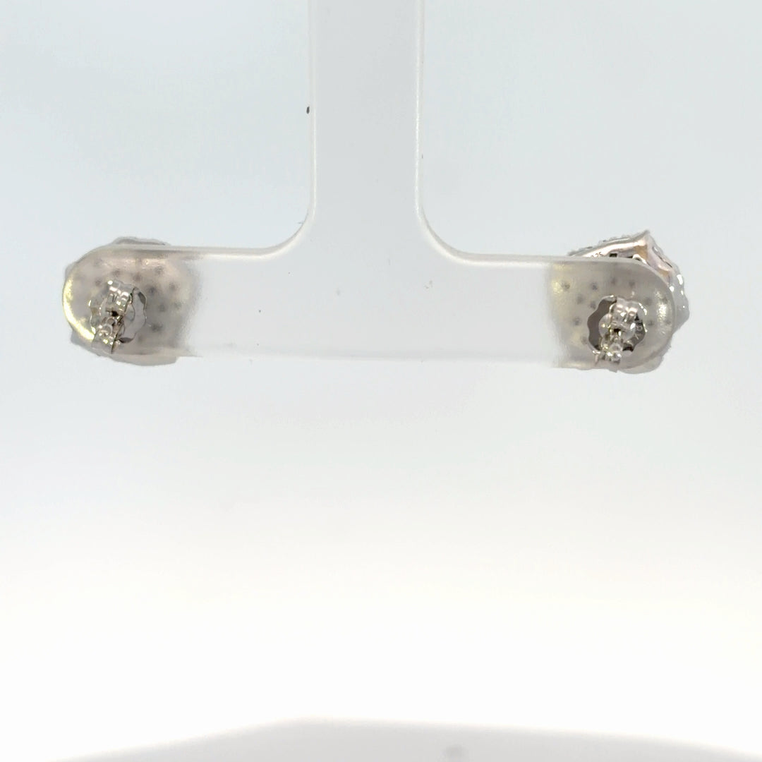 Diamond Rose Earrings