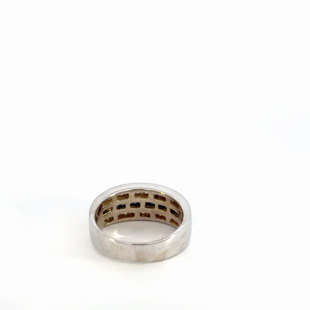 Sapphire & Diamond Ring