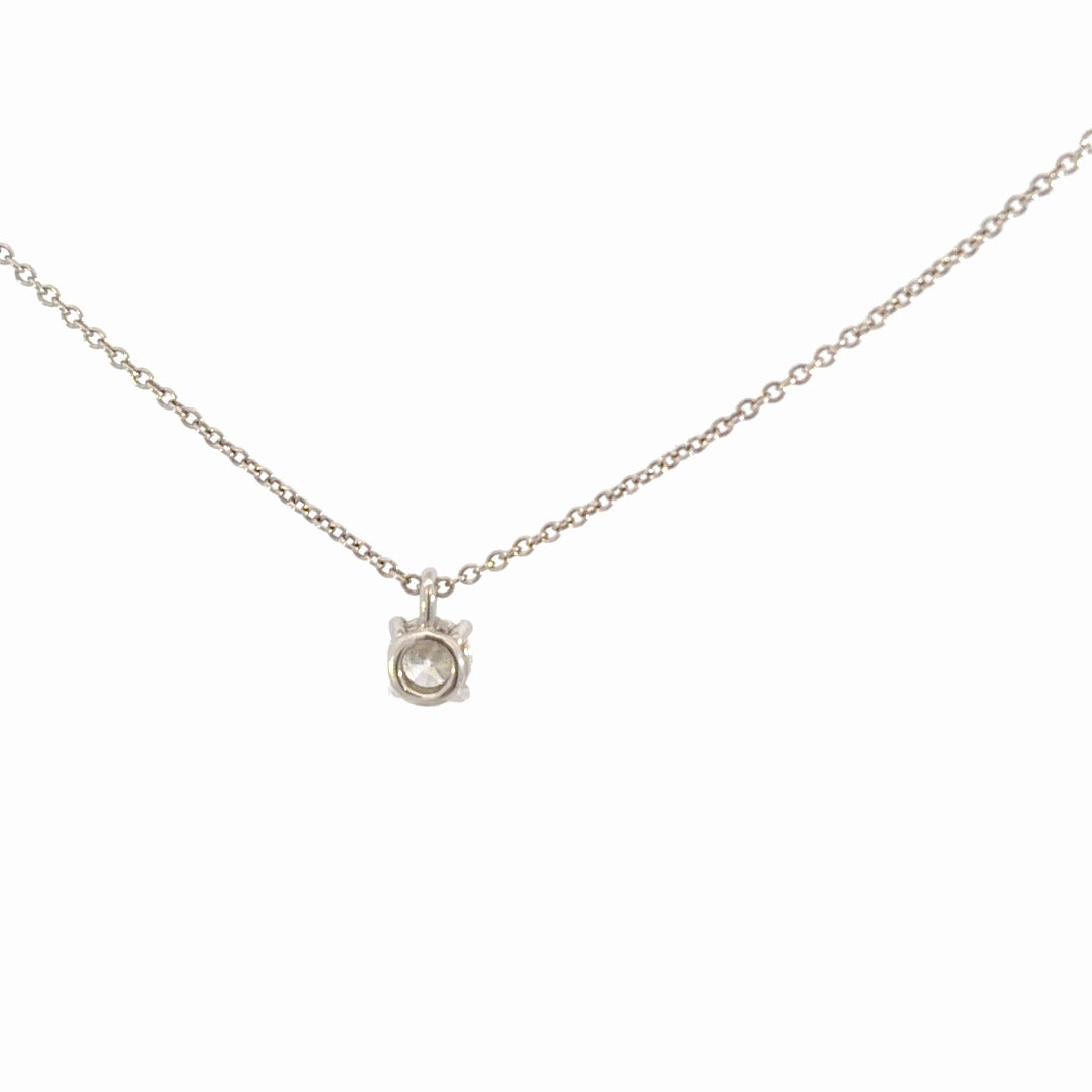 Tiffany Solitaire Pendant Necklace