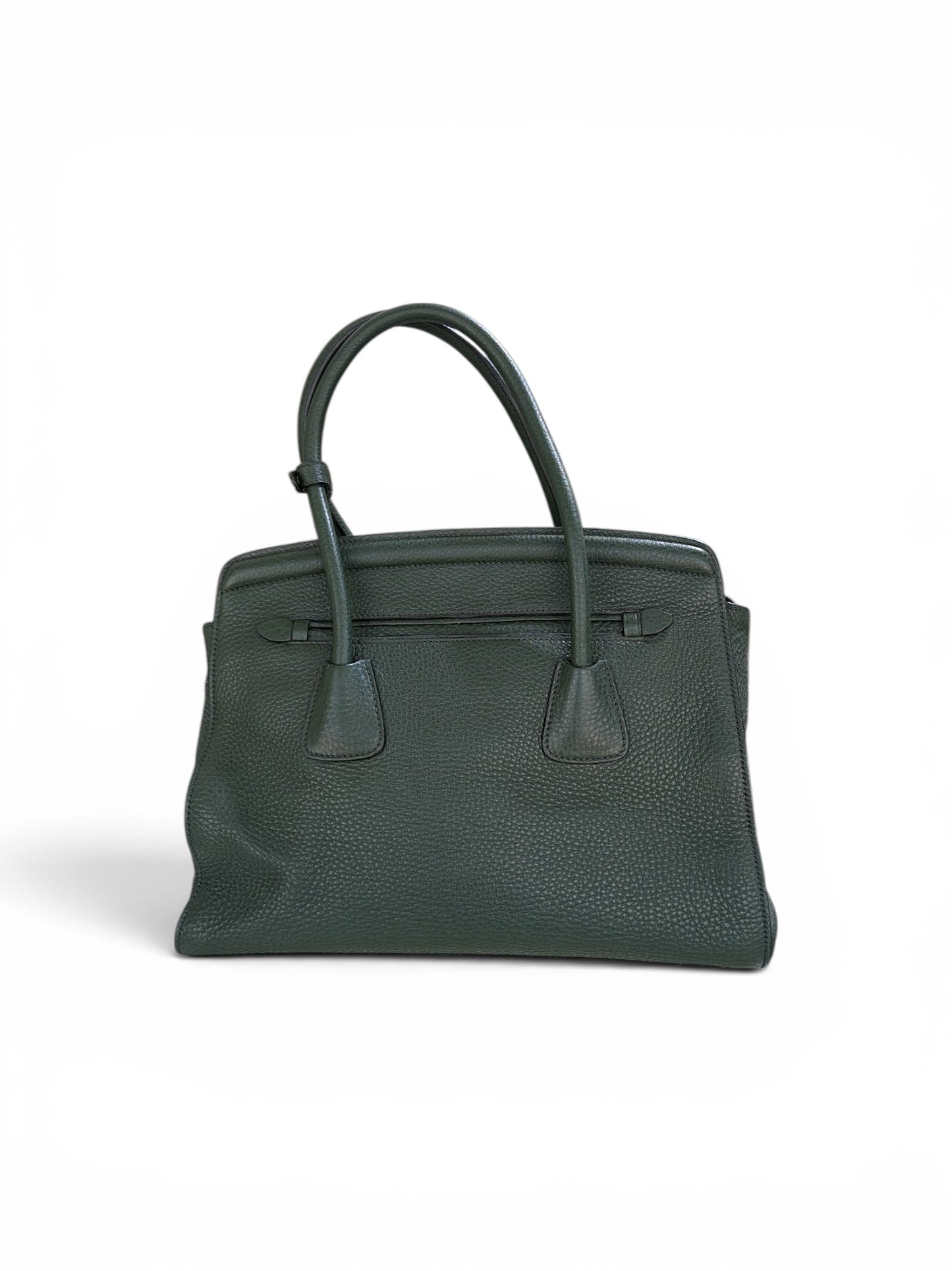Green Top Handle Bag
