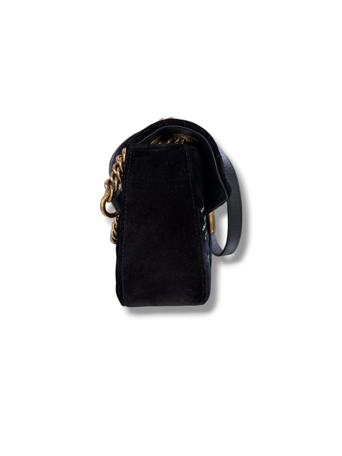 GG Velvet Crystal Marmont