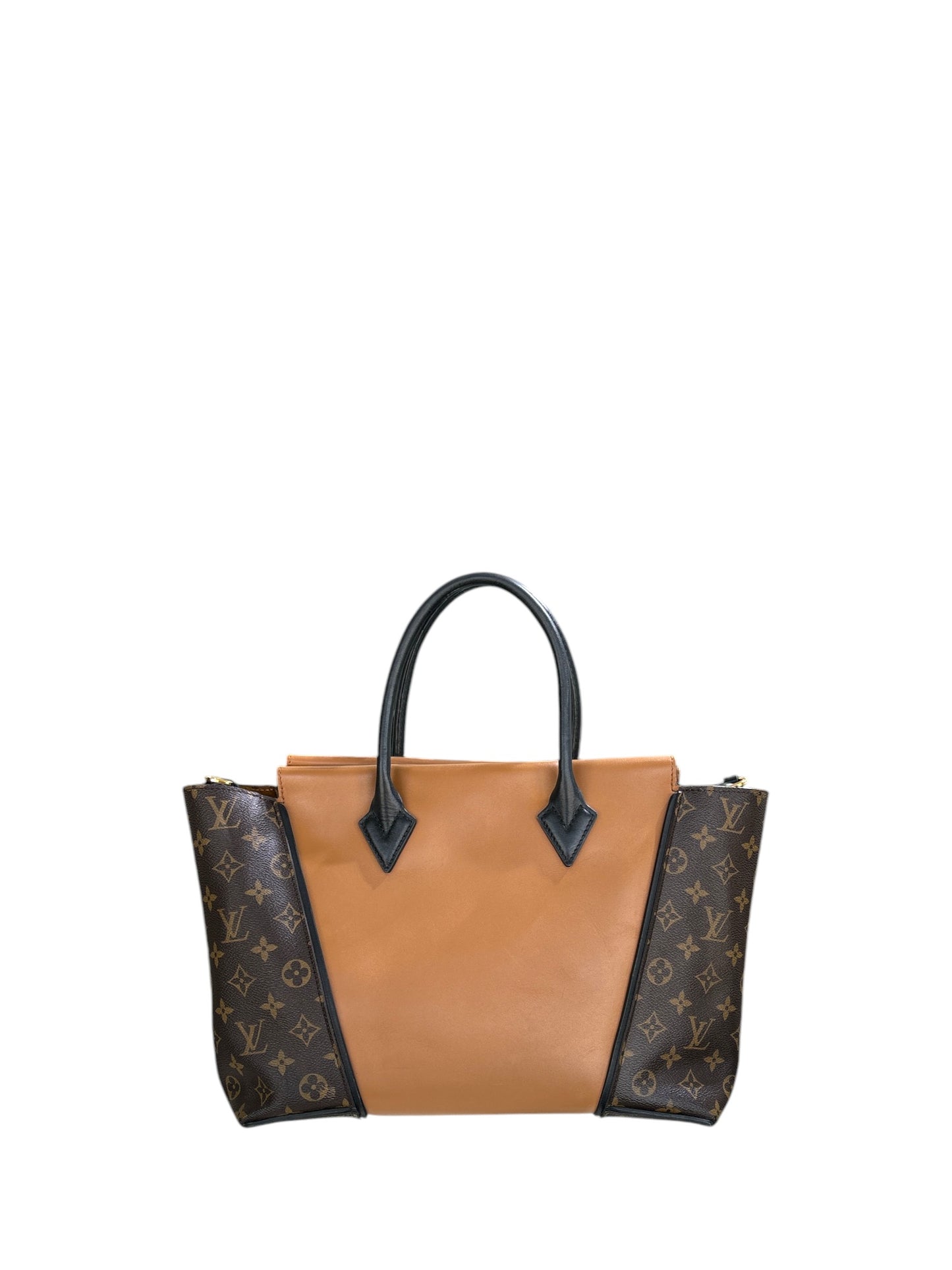 Monogram Cuir Orfevre Tote W PM Noisette