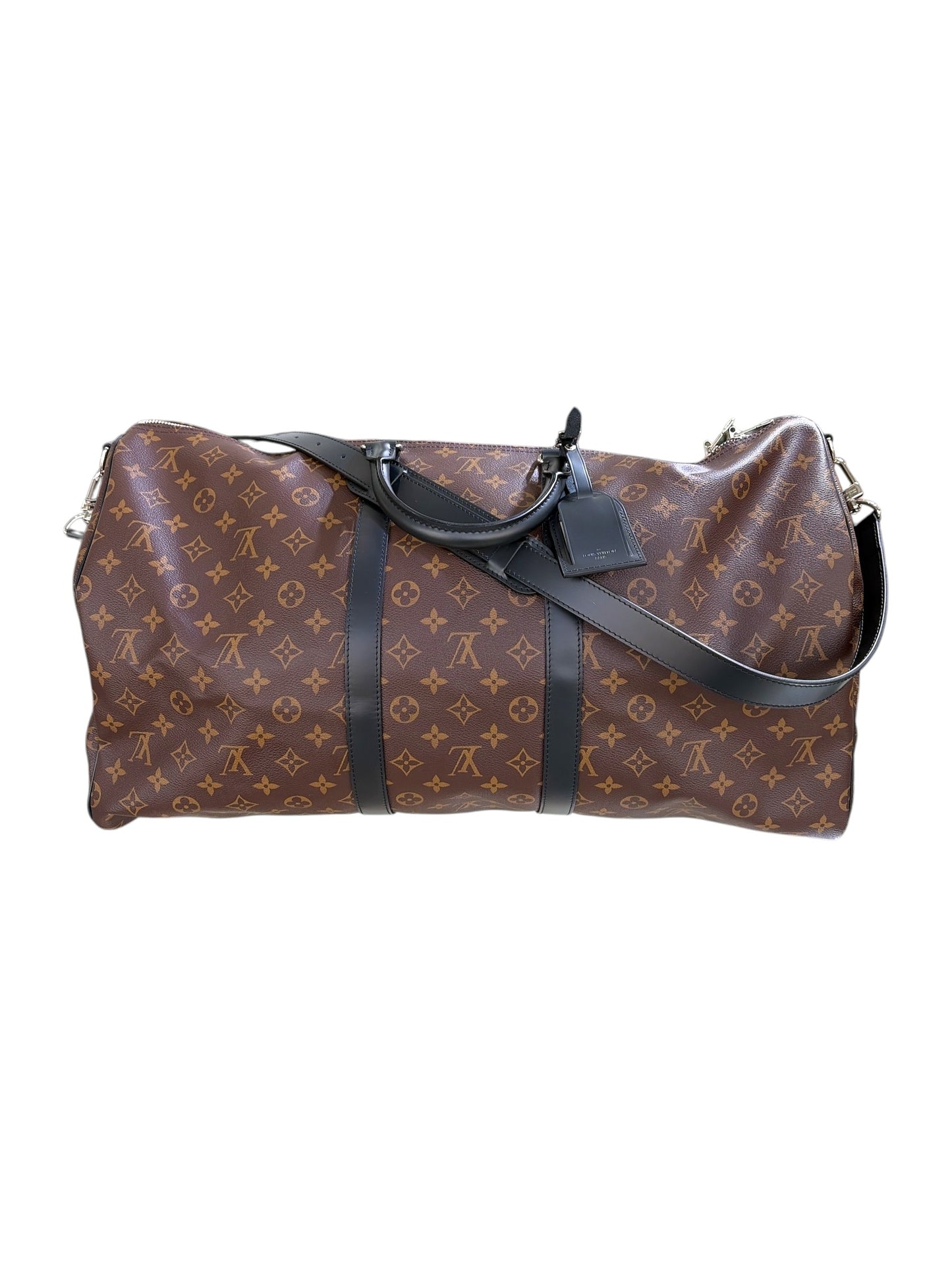 LV Monogram Macassar Keepall 55 Bandouliere