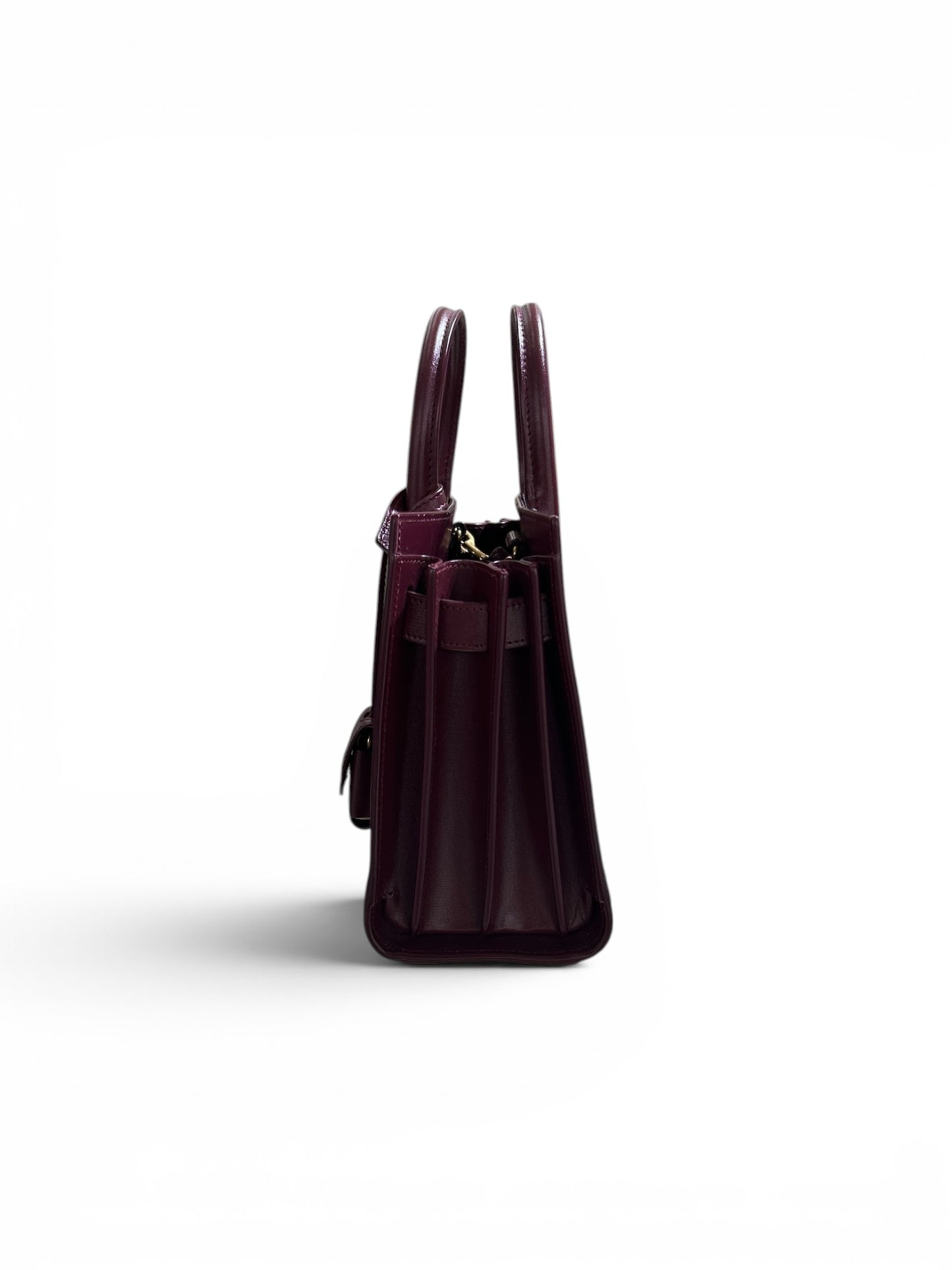 YSL Sac De Jour Nano Maroon
