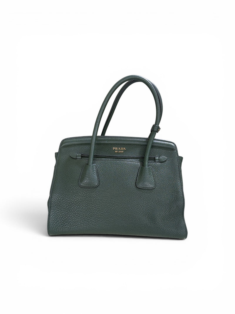 Green Top Handle Bag