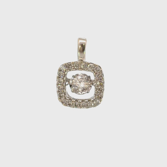 Floating Diamond Pendant