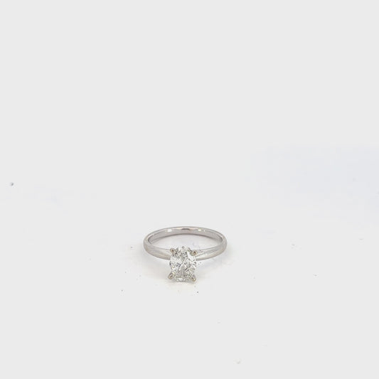 Oval Diamond Ring