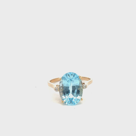 Blue Topaz Ring