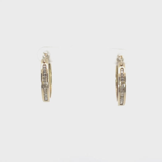 Baguette Diamond Earrings