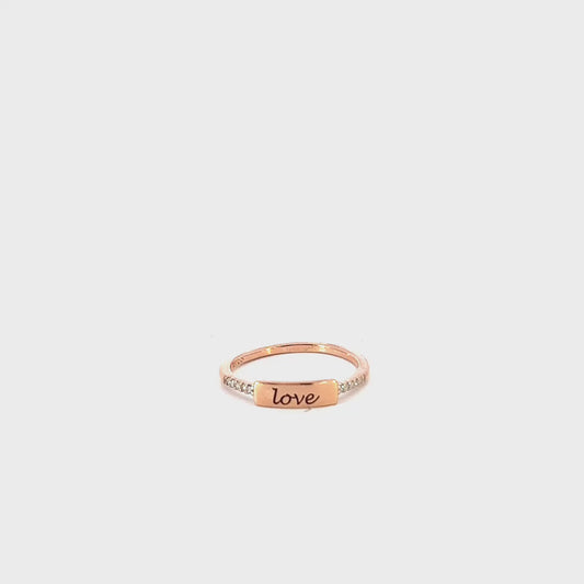 "Love" Ring