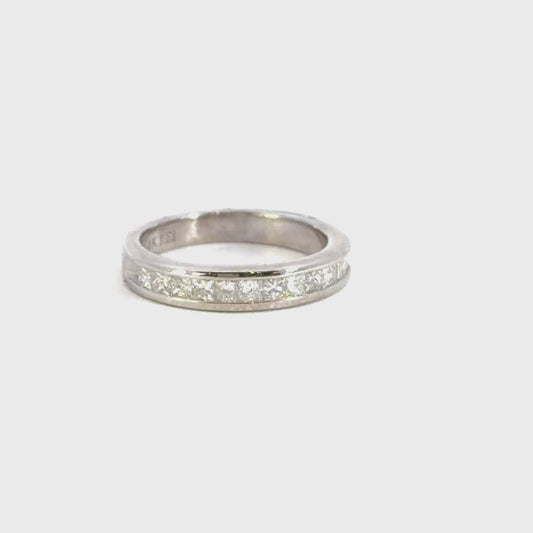Princess Cut Diamond Band