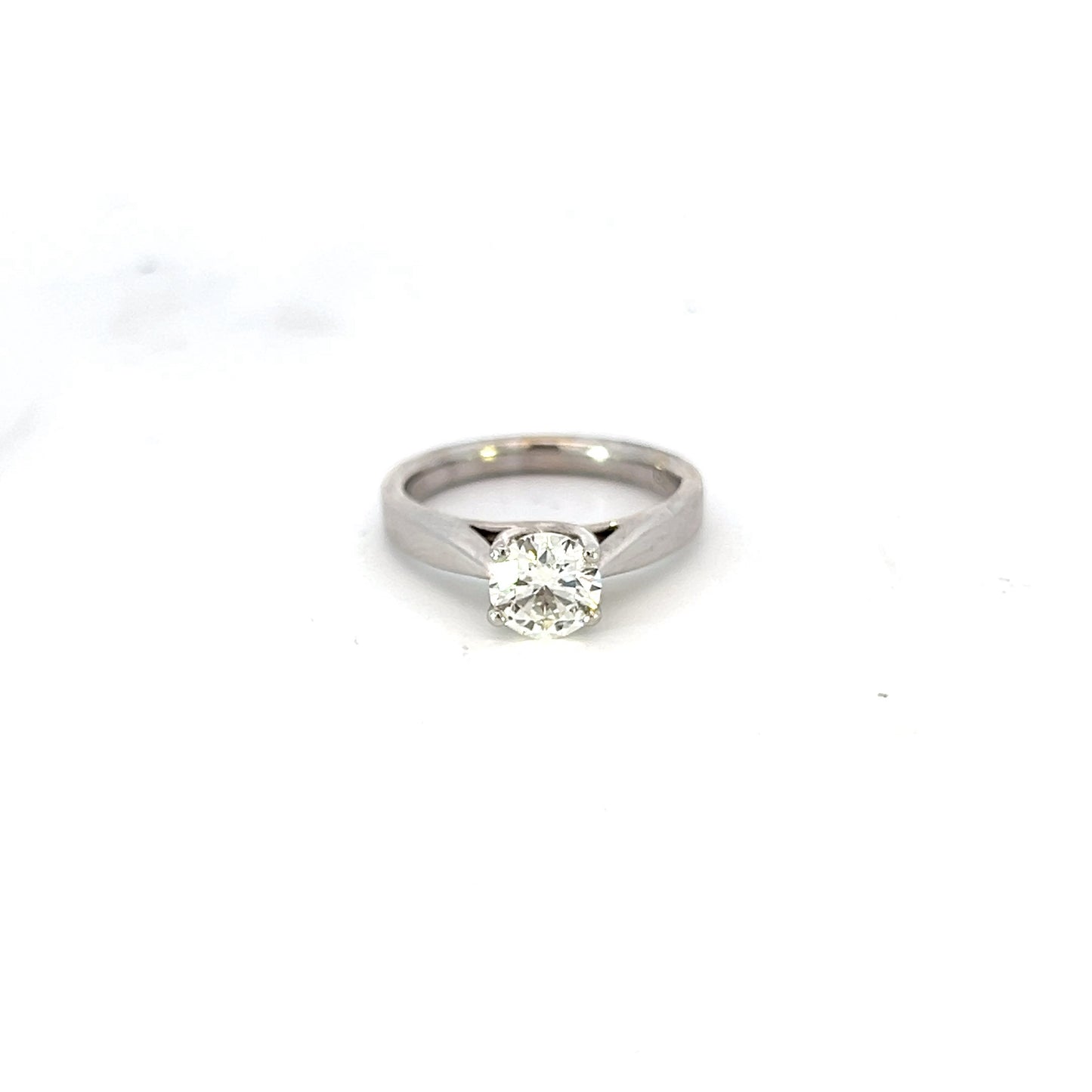 Solitaire Diamond Engagement Ring