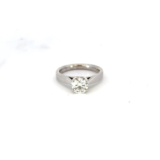 Solitaire Diamond Engagement Ring