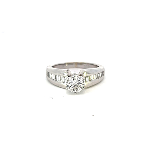 Solitaire Diamond Engagement Ring