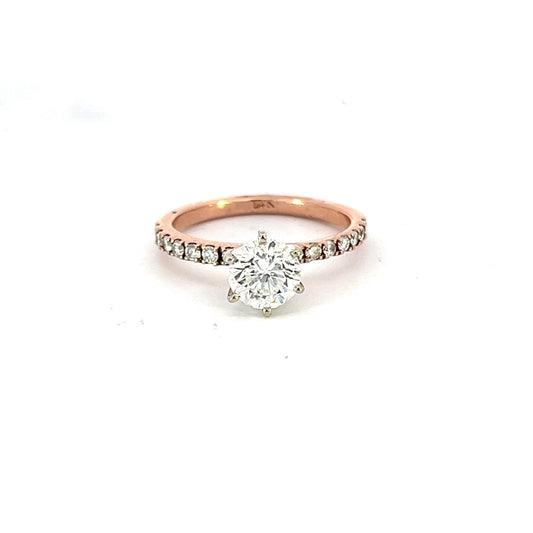 Solitaire Diamond Engagement Ring