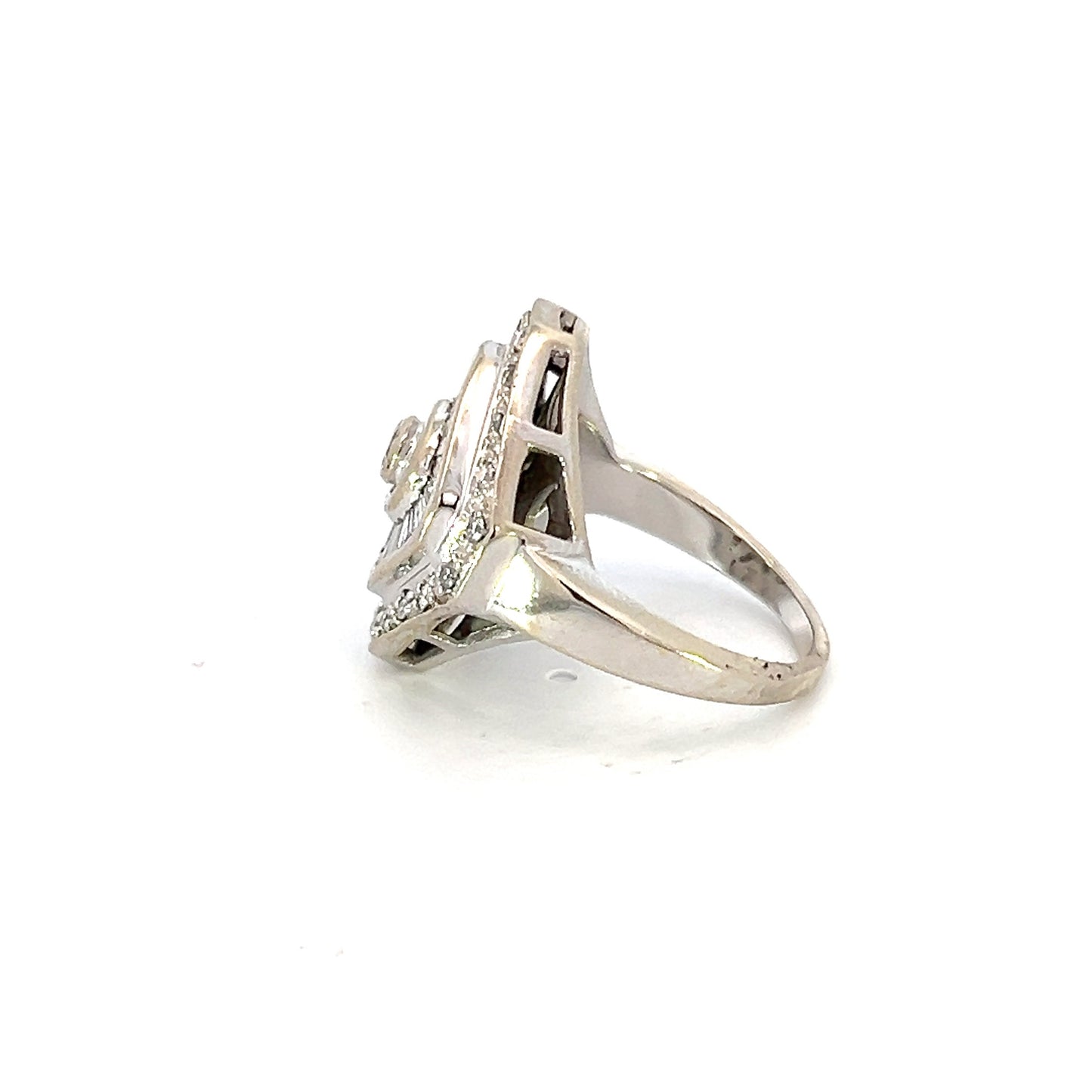 Geometric Diamond Statement Ring