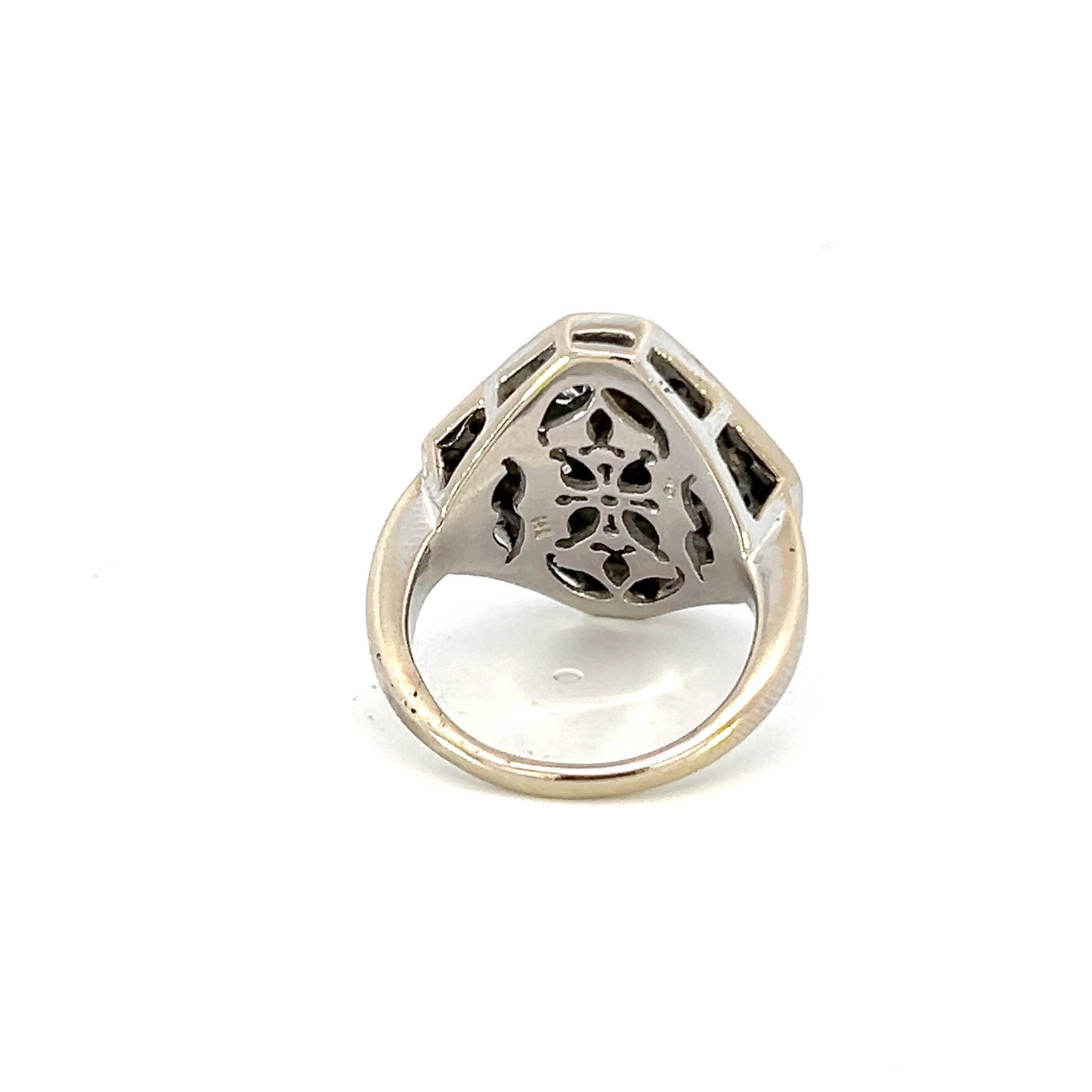 Geometric Diamond Statement Ring