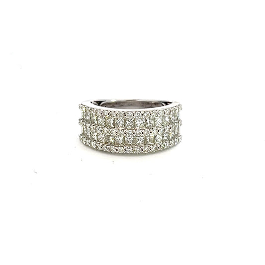 Gold Diamond Band Ring