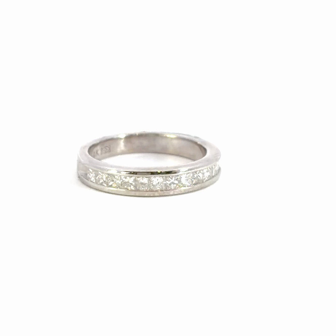 Princess Cut Diamond Band