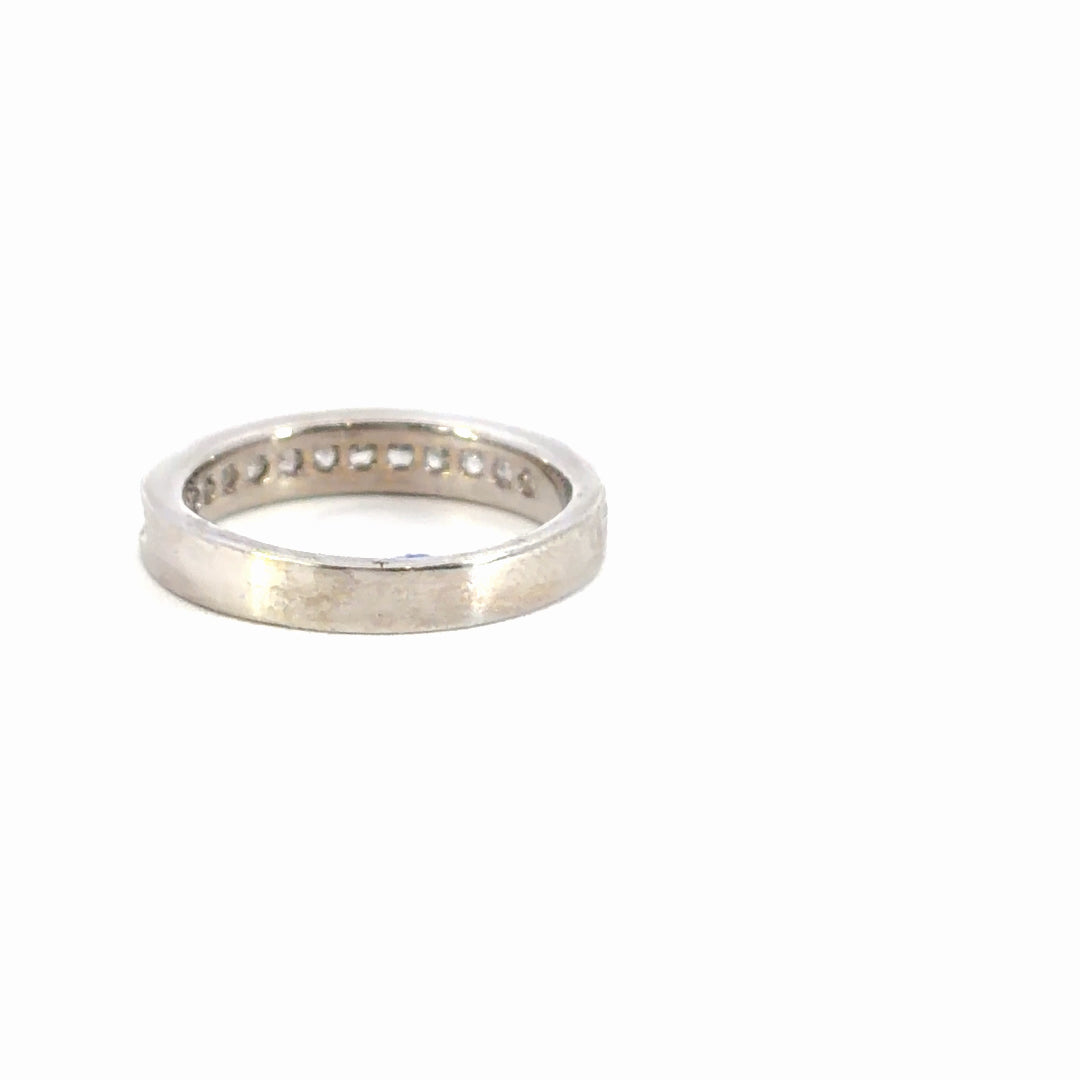 Princess Cut Diamond Band