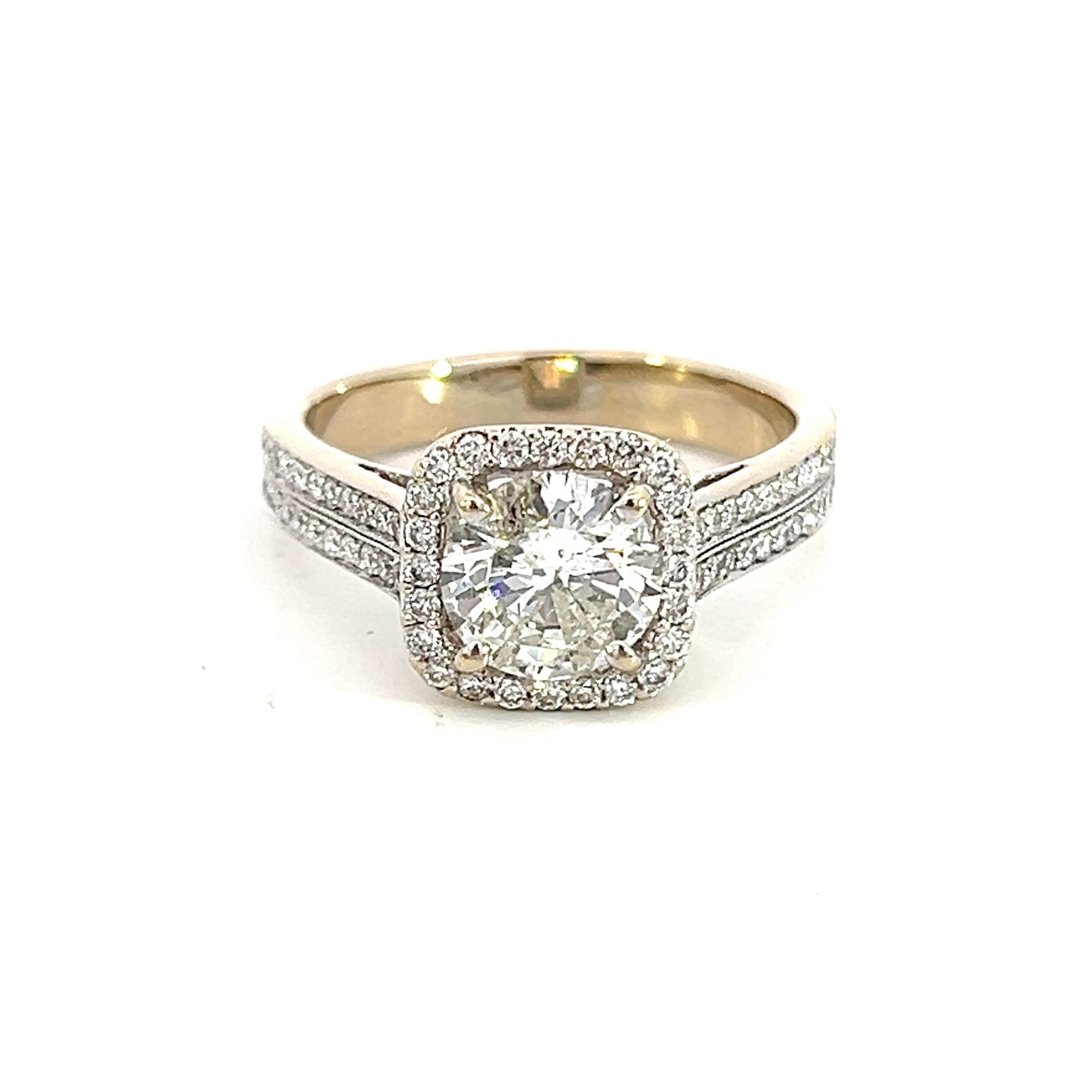 Diamond Halo Style Engagement Ring