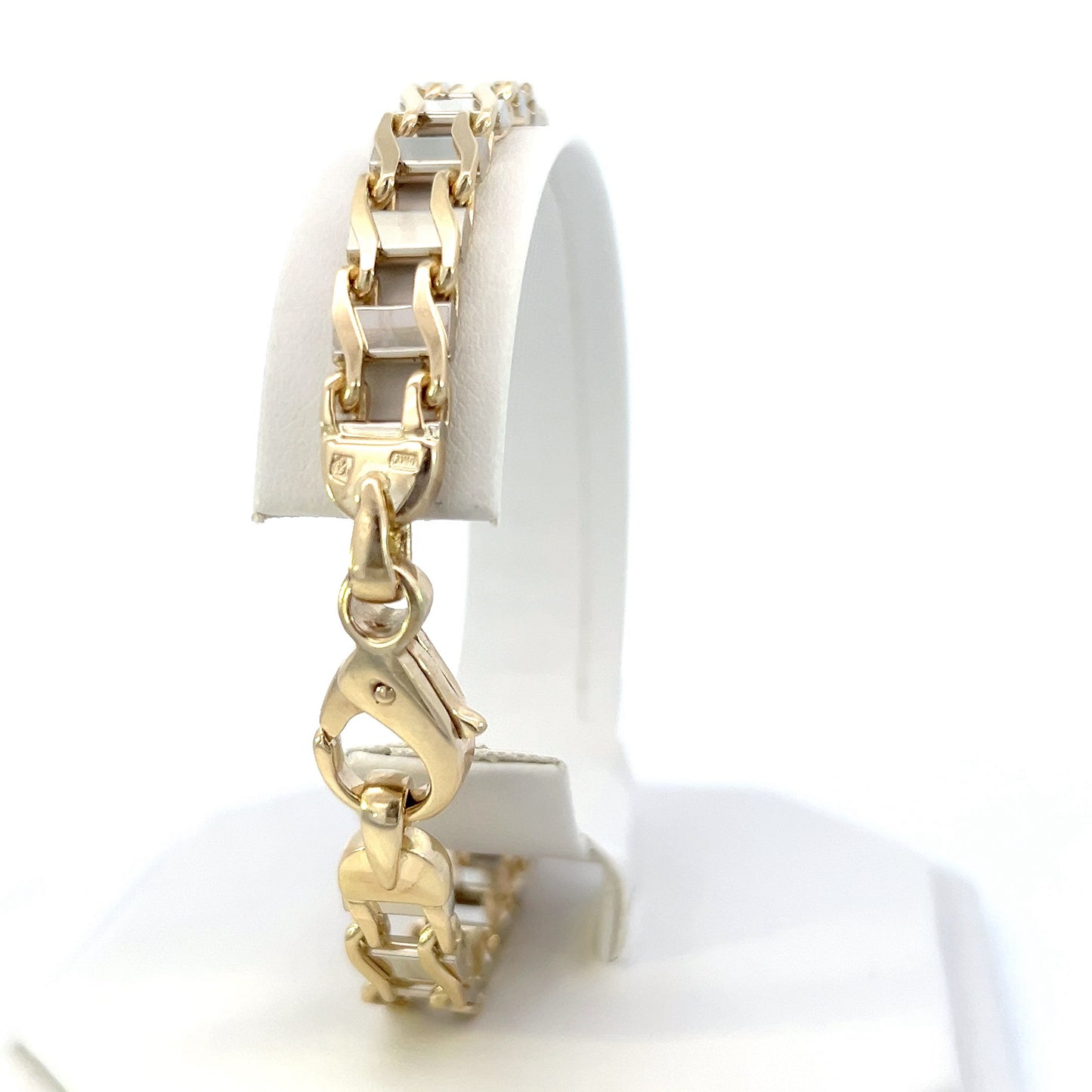 Railroad Link Gold Bracelet